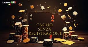 Casinò Online Senza Registrazione Il Futuro del Gioco d'Azzardo